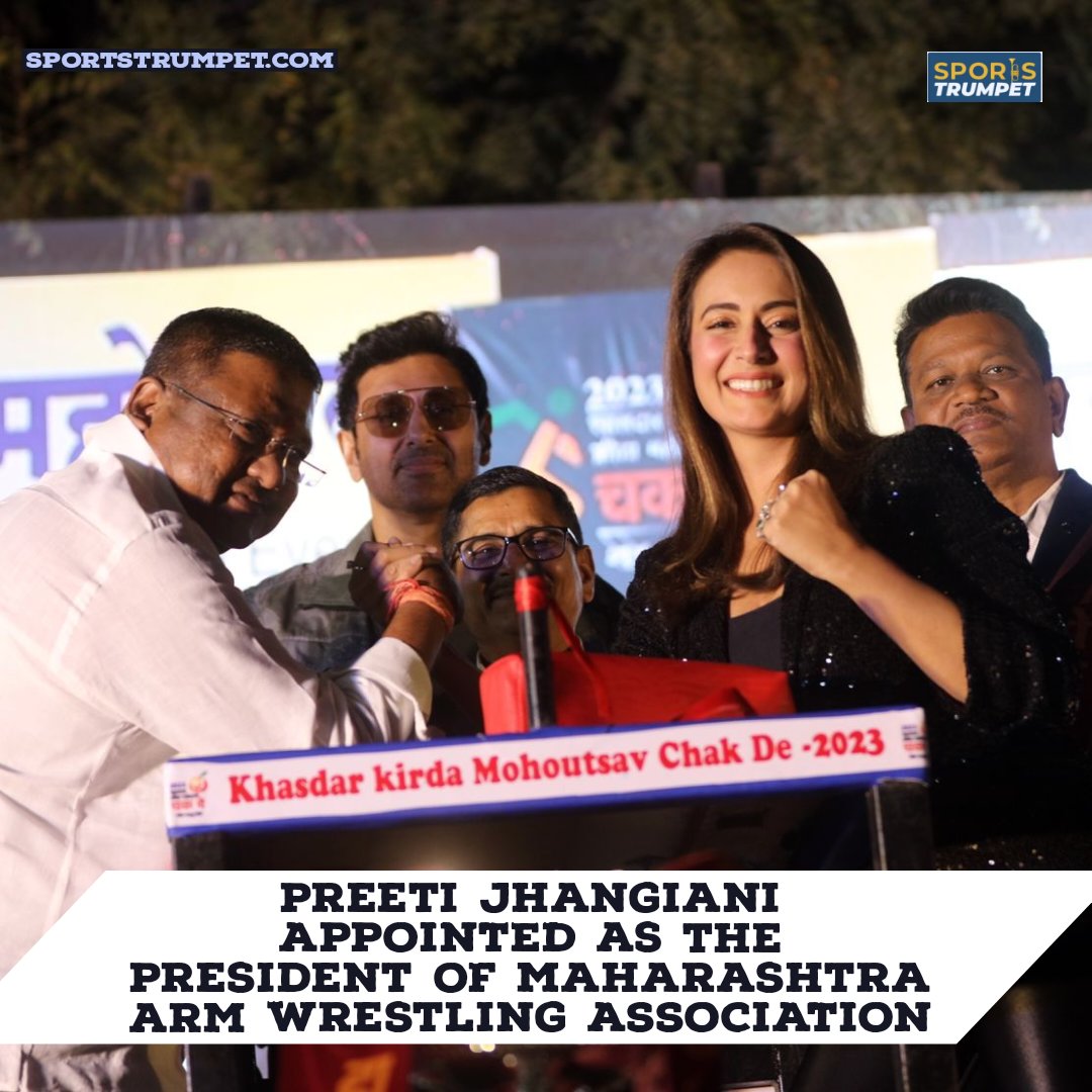 Preeti Jhangiani Appointed As The President Of Maharashtra Arm Wrestling Association 
@preetijhangiani @ProPanjaLeague @parvindabas 

#propanja #sports