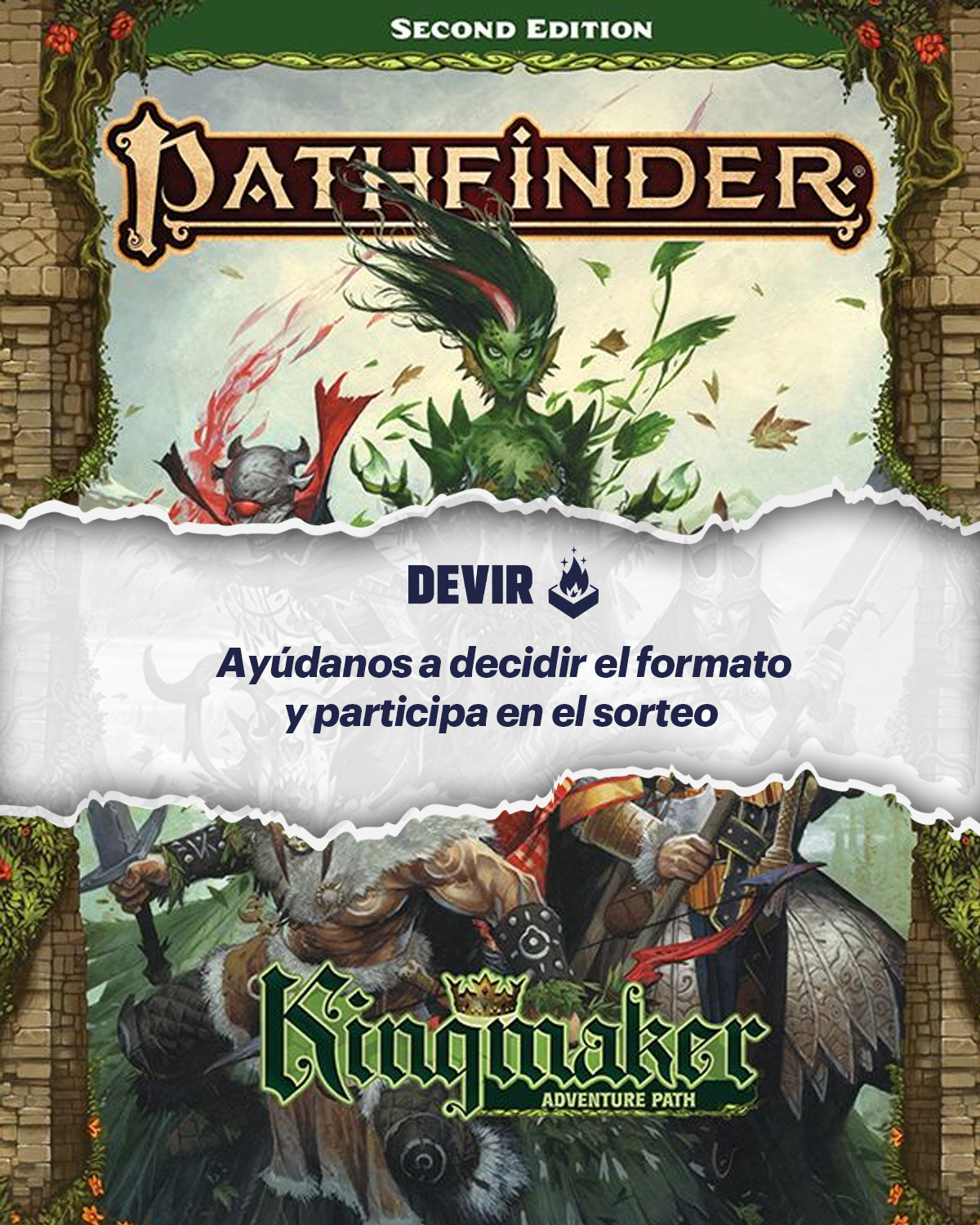 Devir iberia De Pathfinder Aventura 6 6: O Som De A Mil Gritos Borda Jogo  Verde