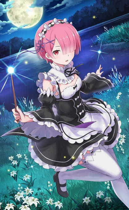 【#リゼロスギャラリー】【月夜の舞風】ラム#リゼロス #rezero 