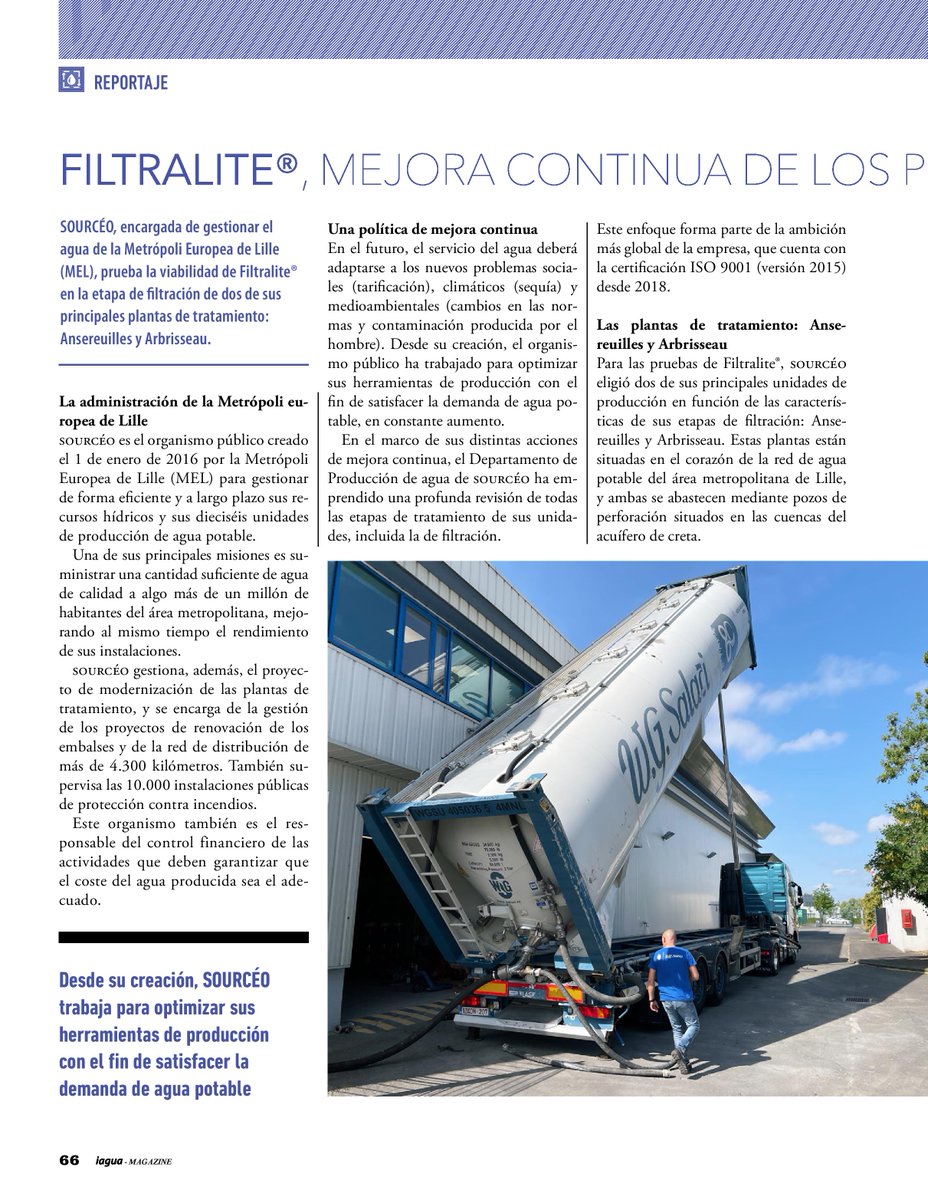 iAgua's tweet image. 💧 Filtralite® expone en #iAguaMagazine43 el caso práctico en las #PTAR de Ansereuilles y Arbrisseau, situadas en la Metrópoli Europea de Lille, que comprueban la viabilidad de Filtralite® en la etapa de filtración.

Lee más aquí 👇.
iagua.es/noticias/filtr…