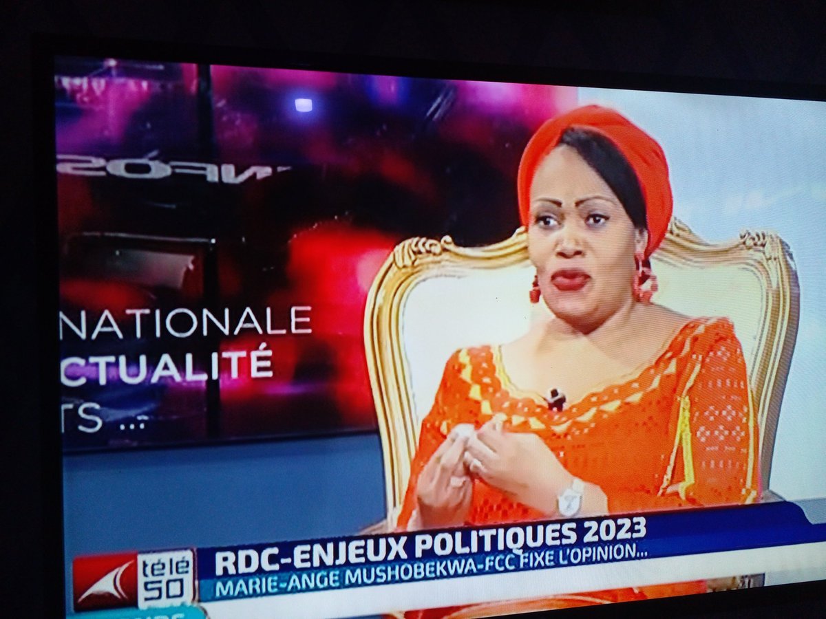 MushobekwaMa's tweet photo. #MAM_RESILIENCE Dimanche 02 avril 2023 sur Télé 50 dans JMK TODAY. Il est possible de garder ses CONVICTIONS POLITIQUES et garder des BONNES RELATIONS HUMAINES avec ses ADVERSAIRES. On n'est pas obligés d'être des ennemis #RDC https://t.co/YqmK7f84Qo