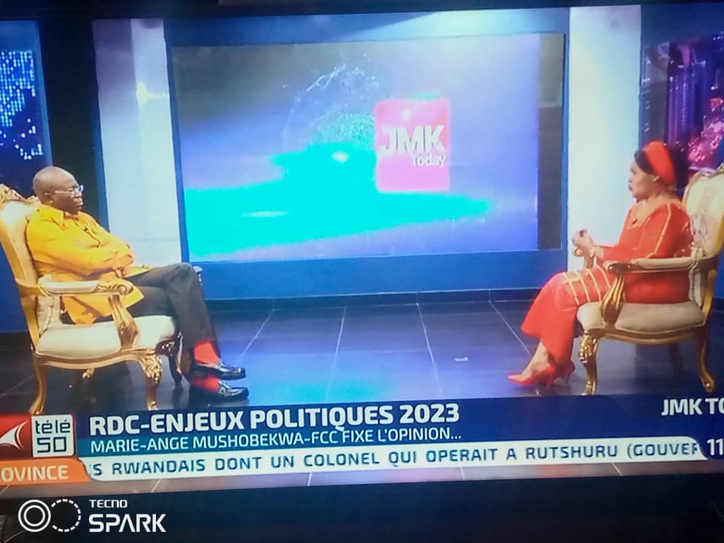 MushobekwaMa's tweet photo. #MAM_RESILIENCE Dimanche 02 avril 2023 sur Télé 50 dans JMK TODAY. Il est possible de garder ses CONVICTIONS POLITIQUES et garder des BONNES RELATIONS HUMAINES avec ses ADVERSAIRES. On n'est pas obligés d'être des ennemis #RDC https://t.co/YqmK7f84Qo