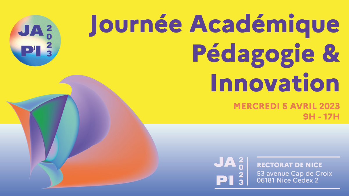 🥁🥁🥁 J-2 !
🔜 c’est JAP’I !
Avec nos amis <a href="/AcAixMarseille/">Acad. Aix-Marseille</a> <a href="/accorse/">Académie de Corse</a>, l’innovation pédagogique sera à l’honneur : 
👏pour la réussite de tous
🙌 pour le bien-être de tous
🫱🏿‍🫲🏾 pour l’engagement de tous
Mercredi 5 avril suivez #JAPI2023 pour fair le ⛽️ d’idées !
A suivre 😉