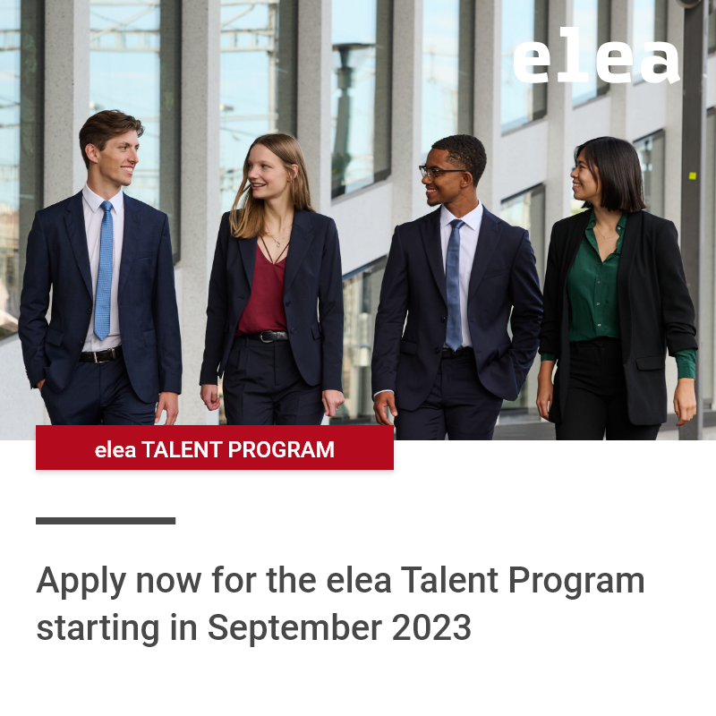eleaFoundation's tweet image. You want to start an exciting and purposeful career in impact investing? We are hiring – the application window for our #eleaTalentProgram is now open. 👏🥳

👉 More information here elea.org/en/careers/ele…. 
#career #impactinvesting #graduates #socialimpact