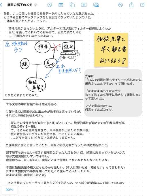 余命7000字
補足と蛇足 