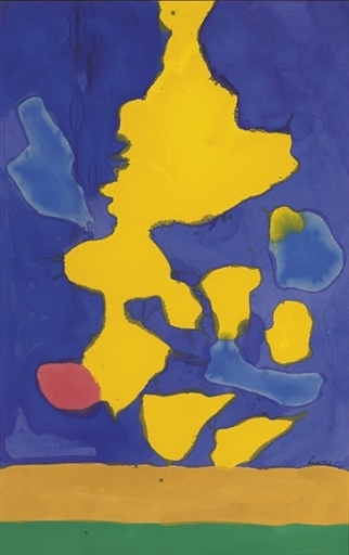 Saturn Revisited, 1964 #frankenthaler #helenfrankenthaler wikiart.org/en/helen-frank…