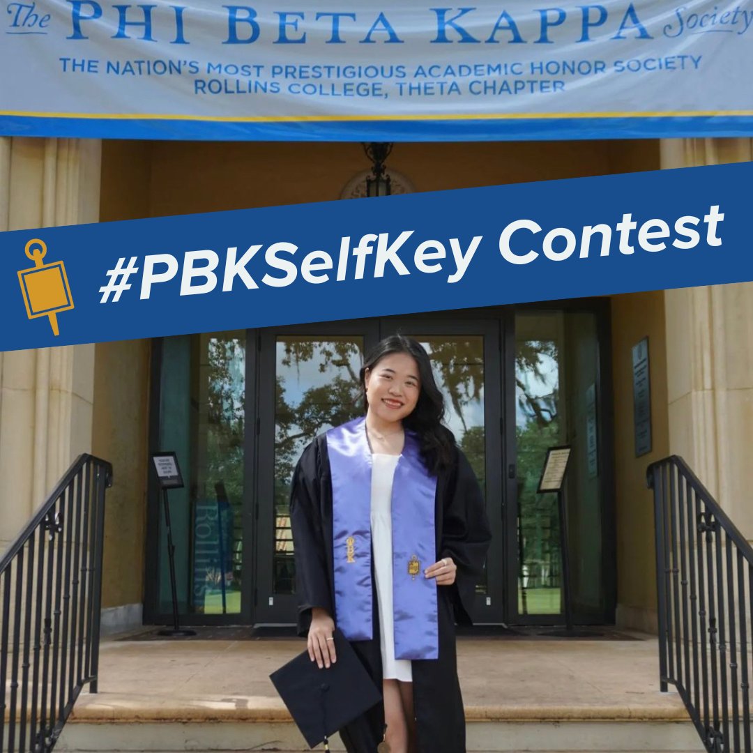 PhiBetaKappa's tweet photo. Calling all new members! Share a #PBKSelfKey and be entered for a chance to win a Phi Beta Kappa Prize bag. The contest will end June 30, after which we'll choose one winner selected at random. Learn more at https://t.co/7XjhSwVdkG #2023PBK https://t.co/kr51WlyFnC