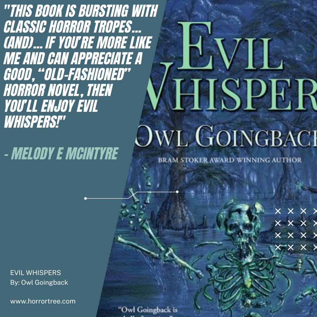 Check out Melody E McIntyre's ( @evamarie41 ) #BookReview of Evil Whispers By: Owl Goingback ( <a href="/OGoingback/">Owl Goingback</a> )!
horrortree.com/epeolatry-book…
#AmReading #AmWriting #WritersLife #bookworm #IndieWriter #IndieAuthors #horror #Book #Books