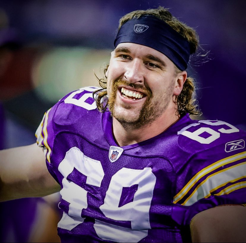 Happy birthday to Mr @JaredAllen69 -all round @Vikings legend & probably one of the few people where to be the possessor of a mythical magical mullet was definitely a forgivable offence 😉 #SKOL