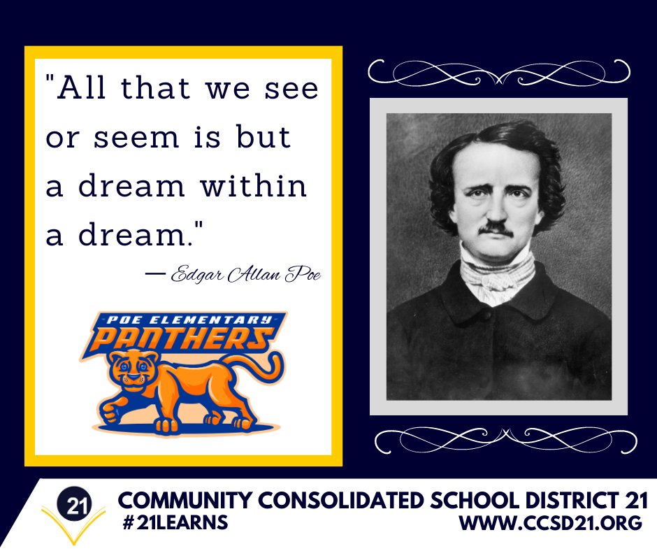 ccsd21's tweet photo. Interesting fact: The American football team the Baltimore Ravens are named in honor of Edgar Allan Poe’s classic poem ‘The Raven’  #21Learns @ccsd21poe https://t.co/nhaD8Q2Zey