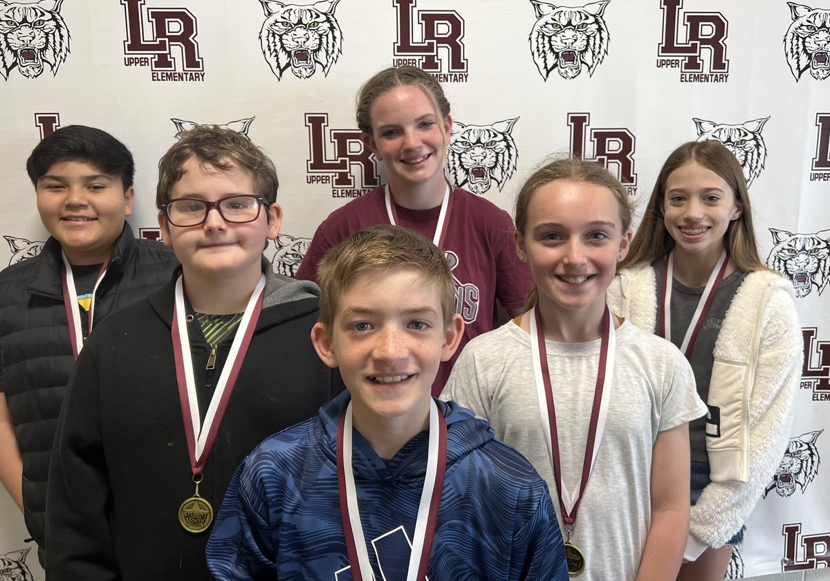 LRUEWildcats's tweet photo. Trustworthy is the Character word for April.  Being honest, keeping promises and being a good friend show that you are trustworthy.  These students consistently demonstrate that they are trustworthy.  Congratulations to Xavier, Zaelin, Lexy, Crozby, Caroline and Brinley! #WeAreLR https://t.co/zfAqgqQX7D