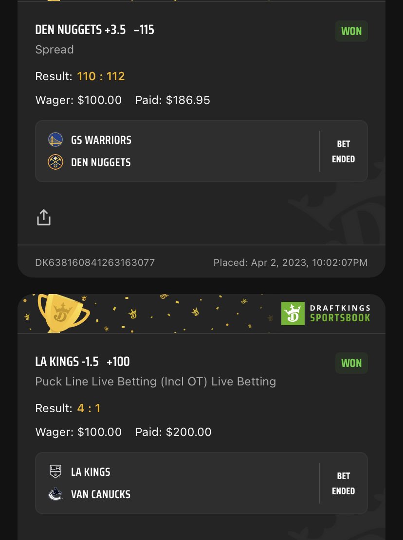 Picks_Profits's tweet photo. MLB IS BACK 🙏🏼👏🏼!! LETS GOOO!!

VIP… Nice end to the week on Draft Kings 💰🥶! Let’s keep it going into tonight, BIG SLATE AHEAD! LETS CASH 💰💰💰!! #MLB #GamblingTwitter https://t.co/wErW0OhePs
