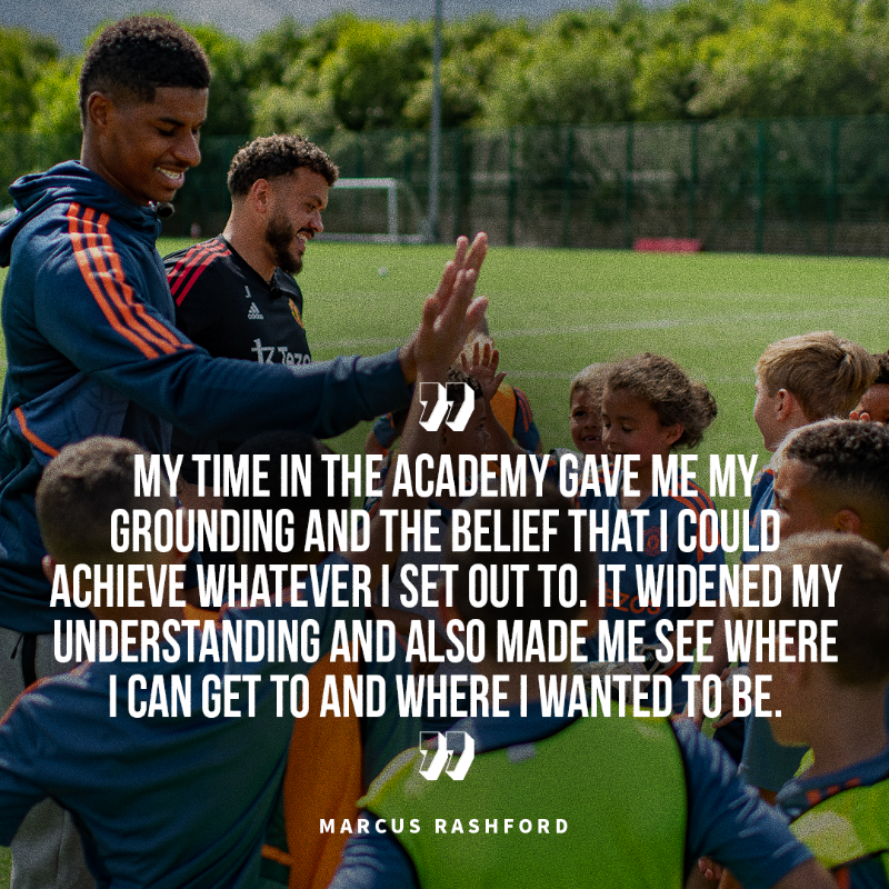 ManUtd's tweet photo. Success is far more than just a first-team debut 🎓❤️

#MUFC || #MUAcademy