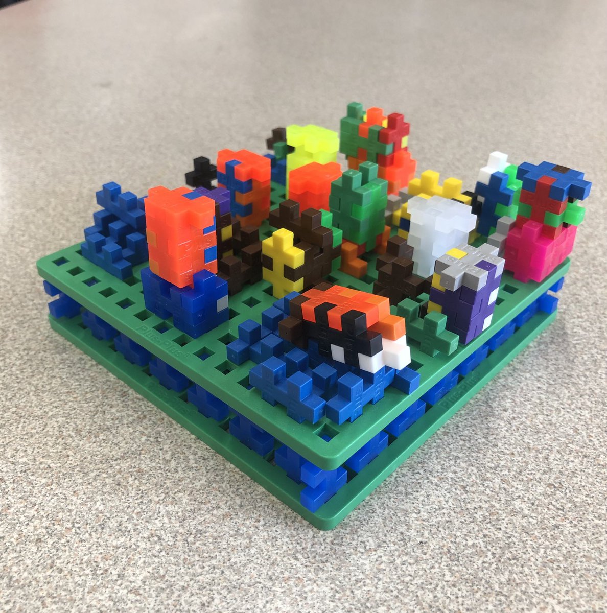 Leonardo and Bertie created an amazing Minecraft Village in the chill out zone today on our first day at Easter camp <a href="/Sport_Influence/">Sporting Influence</a> Great work boys #harrogate #activitycamp