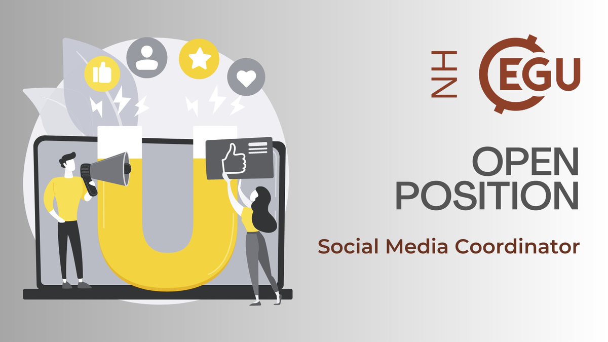 NH_EGU's tweet photo. The @EuroGeosciences #NaturalHazards Division is seeking a new #SocialMedia Coordinator. It is a great #volonteer opportunity for #EarlyCareerScientists to shape our #community! You are still on time! 
Send your application to heidi.kreibich@gfz-potsdam.de &amp; egu.nhpres@gmail.com https://t.co/0uRjNrUsd7