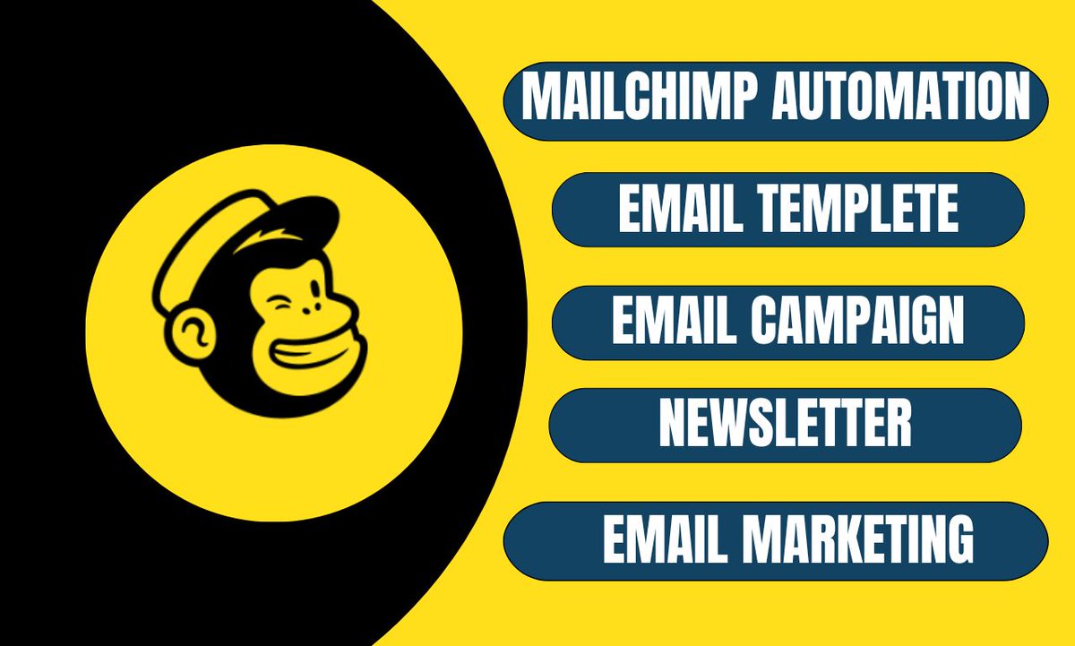 rahatraza2050's tweet image. I will set up MailChimp automation, email template, newsletter

Hire Me: fiverr.com/share/jqjPNL

#MailchimpAutomation #EmailCampaign #MailchimpMarketing #EmailTemplate #Newslette