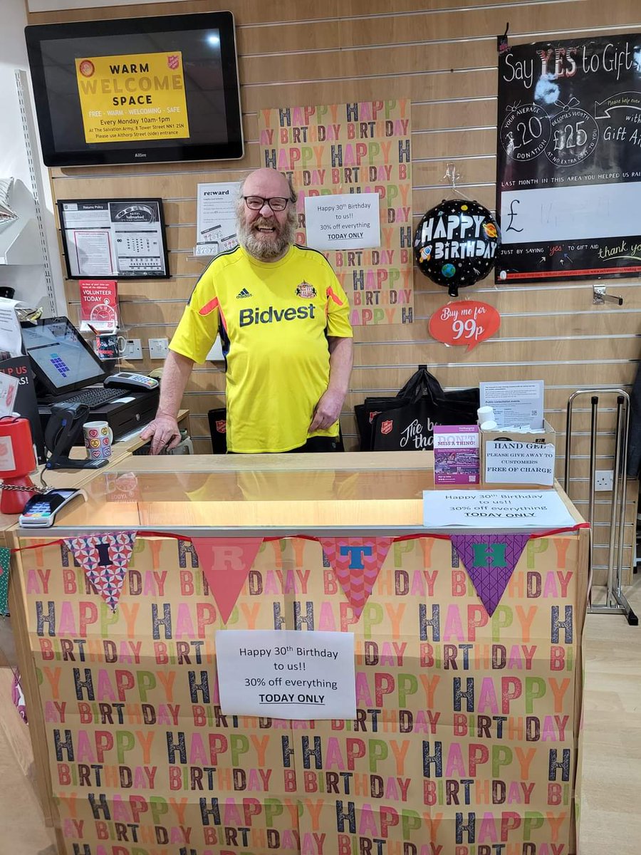 Happy 30th Birthday to our shop!! We are celebrating with 30% off today only! Our lovely Bruce has been happily serving our wonderful customers for nearly 15 years, and is ready for our special day! 🥳🥳