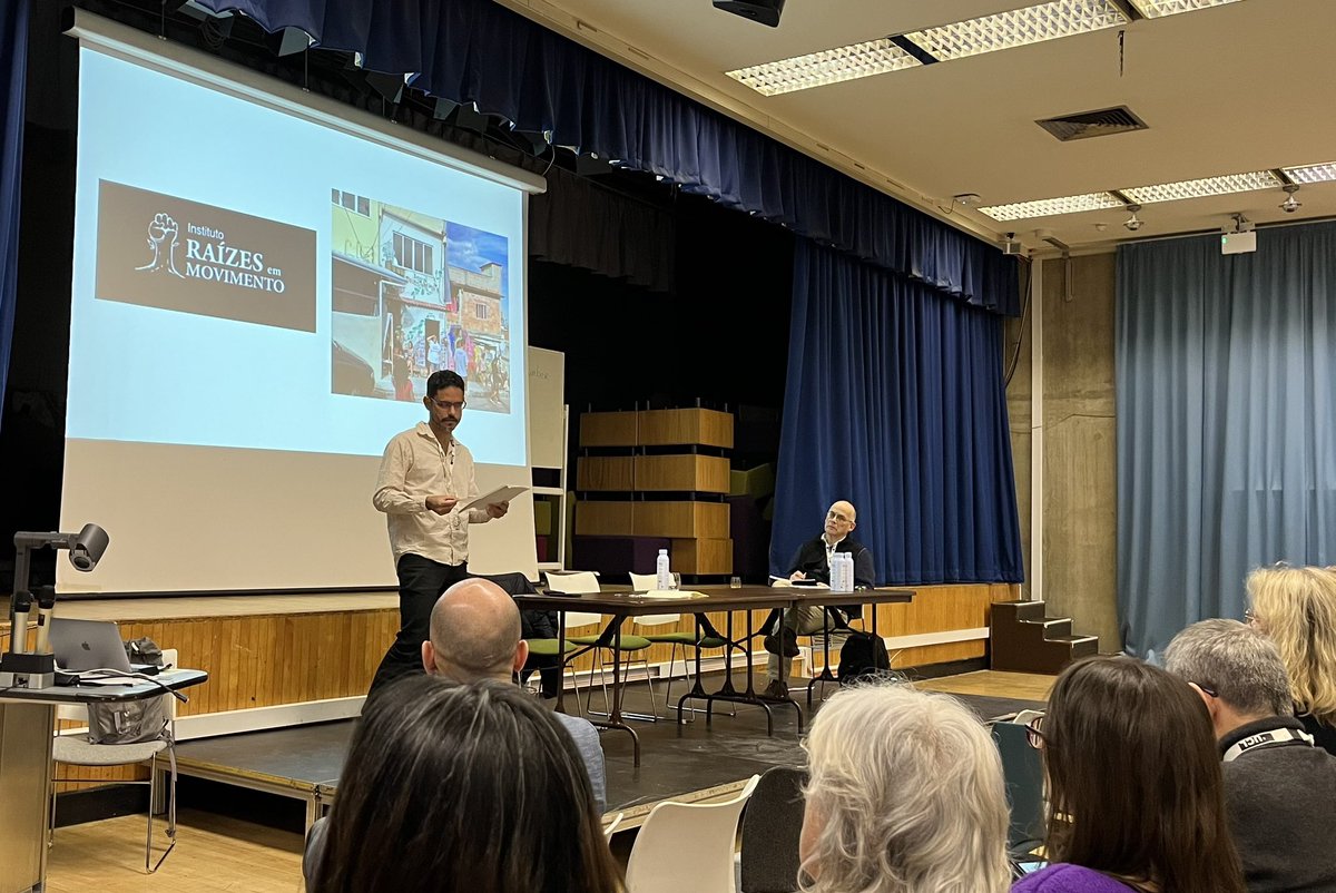 <a href="/dnsfortal/">Daniel Silva 🥝</a> challenges #linguisticethnographers to consider epistemic exploitation  of #favela residents #EELC9