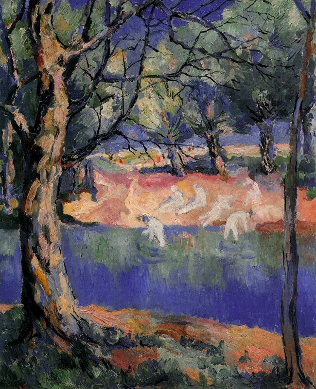 River in Forest, 1908 #kazimirmalevich #malevich wikiart.org/en/kazimir-mal…