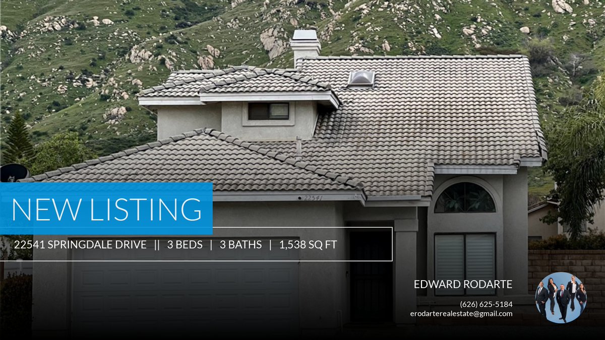 erodarte's tweet photo. 📍 New Listing 📍 Take a look at this fantastic new property that just hit the market located at 22541 Springdale Drive in Moreno Valley. Reach out here or at (626) 625-5184 for more information https://t.co/atmYOjDeqr https://t.co/1LzSiQOxYK