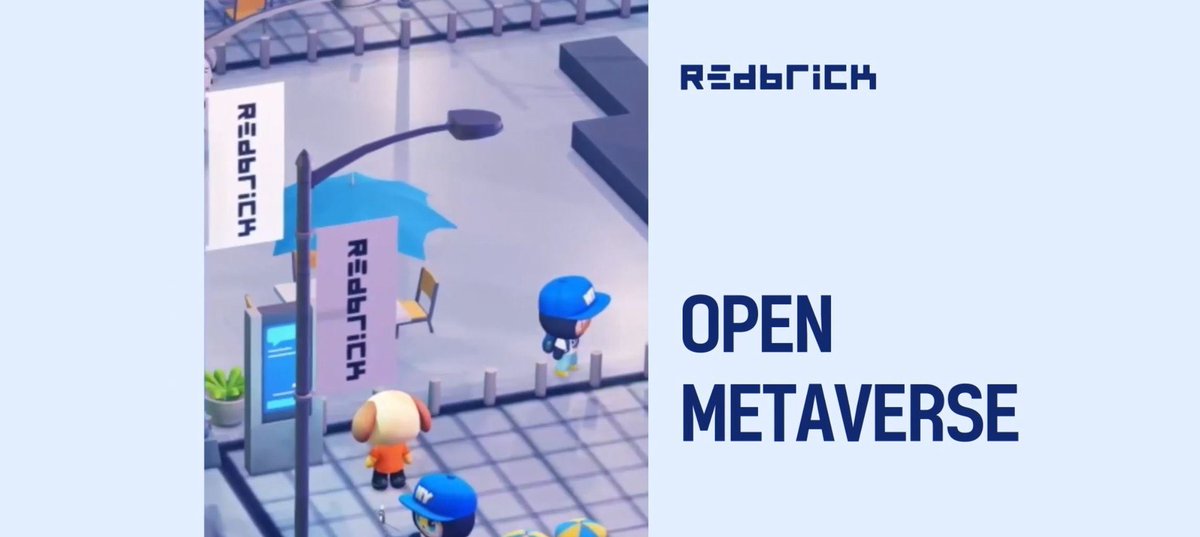 Redbrick <a href="/RedbrickLand/">Redbrick</a> provides a 3D Studio that anyone can easily create with and implements a C2E (Create to Earn) ecosystem where the value of creation is rewarded. “We build the new land of opportunity for brave creators” 
#nftcreativity #popular #3d #digital #digit #arty