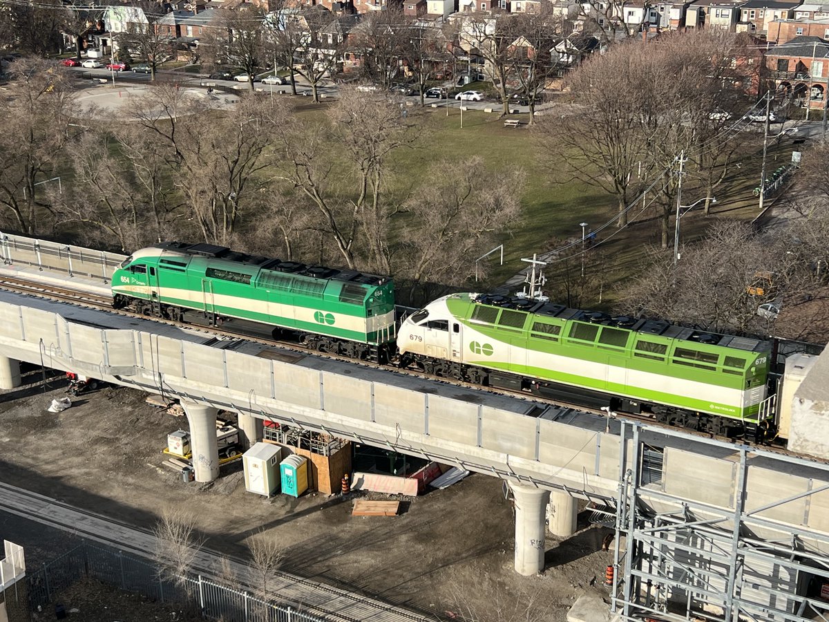 Huge day for this amazing project. First test trains over the viaduct. A full, 12 car set, powered by an MP40 & MP54. It's funny to have watched this every day for the last three years & finally see the end result of all that labour. Congratulations to the whole project team!