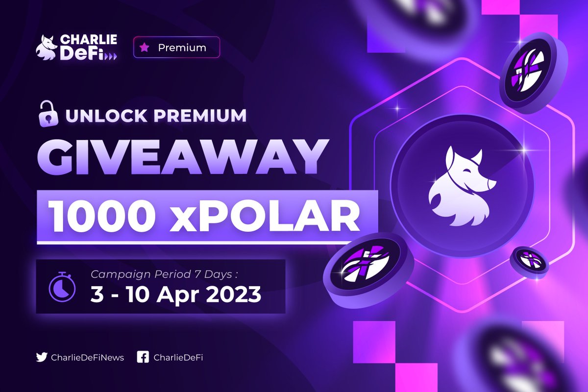 CharlieDeFiNews's tweet photo. Great news for Polaris Finance and CharlieDeFi users! As we are focusing on delivering real value to the DeFi community. 🎯You can decide to Unlock Unbiased Premium research article about Polaris Dex by following this steps! 👇

Rules:
1⃣ Follow @CharlieDeFiNews  @PolarisFinance_ 
2⃣ Like, Retweet
3⃣ 🔓100RTs to make premium content available to the public for free! 📈

🎁 Rewards:
▪5 lucky winners will split 1000xPOLAR ! 💰
▪First 100 to LK, RT, FL get Voucher for 1 month Premium FREE! 🥳

🔓 Unlock the secrets of Polaris DEX build on @auroraisnear and much more on our website to master the world of DeFi! Explore our exclusive content, in-depth guides, and expert insights that will empower you to navigate the decentralized trading landscape with confidence! 🌟

🔗 https://t.co/sq1xWf2M2r

Engage, learn, and thrive! And Let’s build a greater community in #DeFi! With us

#CharlieDeFinews #PolarisDEX #UnlockPremium