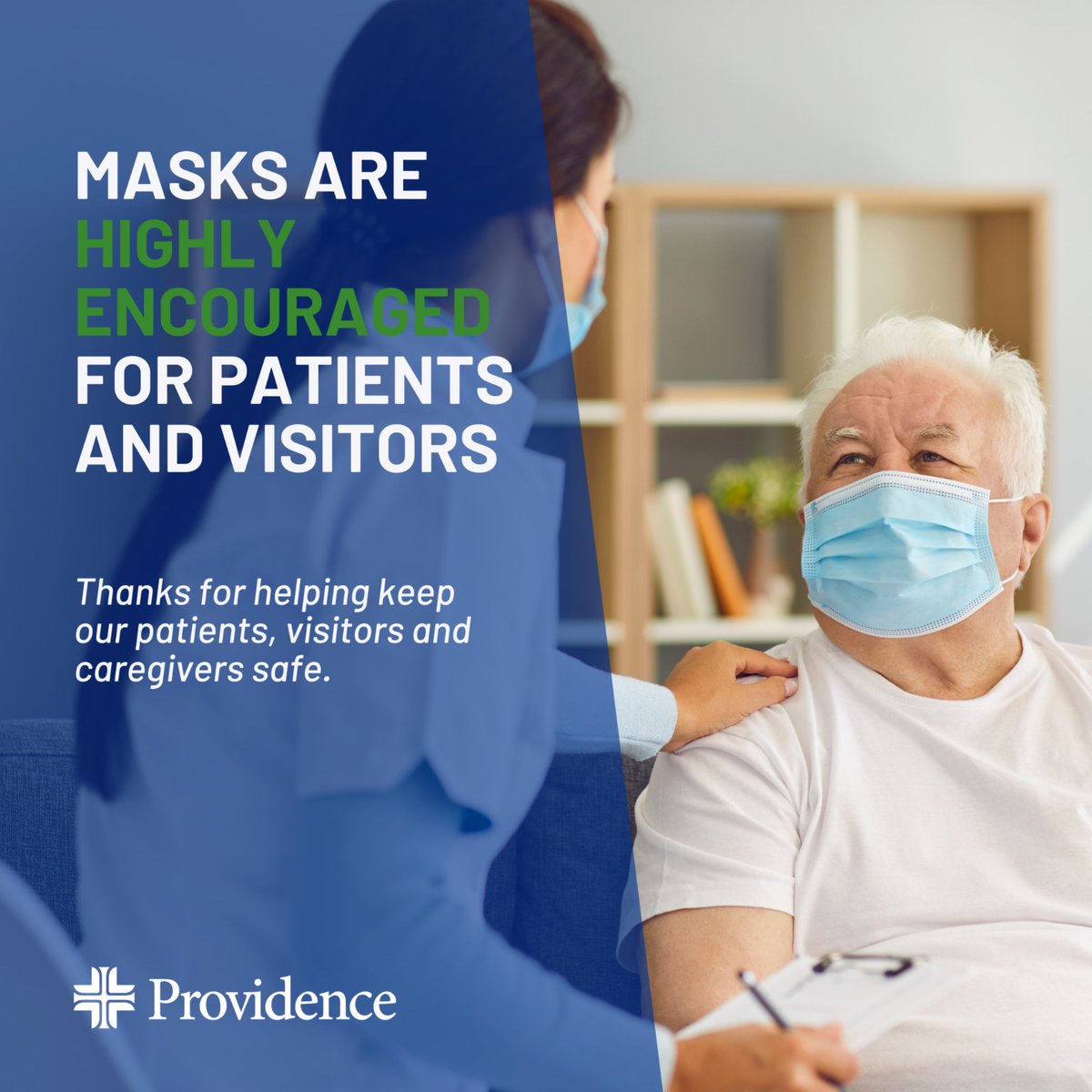 NEW MASKING POLICY: Masks are now 😷 optional 😷 in most cases for patients &amp; visitors at local Providence hospitals/clinics.

These changes are in response to <a href="/WADeptHealth/">Washington State Department of Health</a> ending the order that required masking in health care facilities. 

Full policy: coronavirus.providence.org/blog/uf/609273…