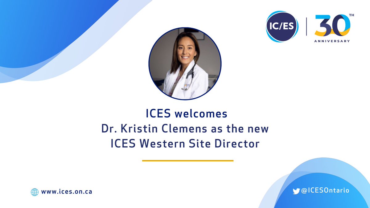 ICES is pleased to welcome Dr. Kristin Clemens (@ICESWesternSD) as the new Site Director for #ICESWestern. Dr. Clemens is a renowned researcher, leader and educator. Learn more: bit.ly/42U7JV6 @lawsonresearch