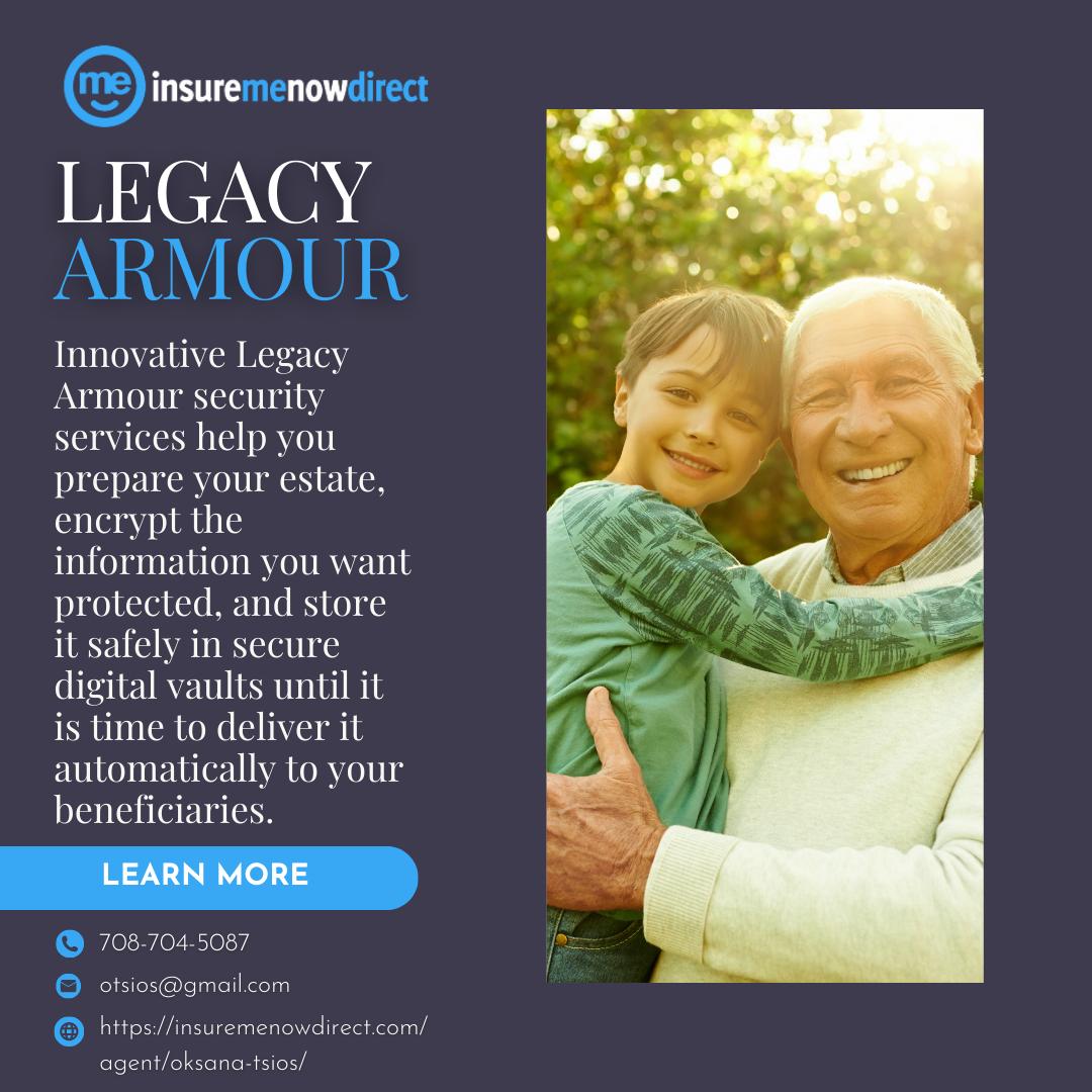 OksanaTsios's tweet image. Protect your legacy with Legacy Armour - the ultimate insurance coverage for your family's future.🛡️💪🏼🌟

#LegacyProtection #FamilySecurity #InsureMeNowDirect