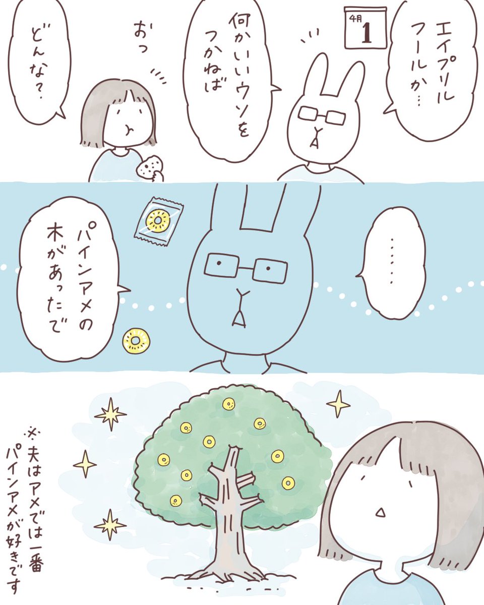 日記まんが「エイプリルフール」
 #ボンヤリ日記まんが #マンガ 