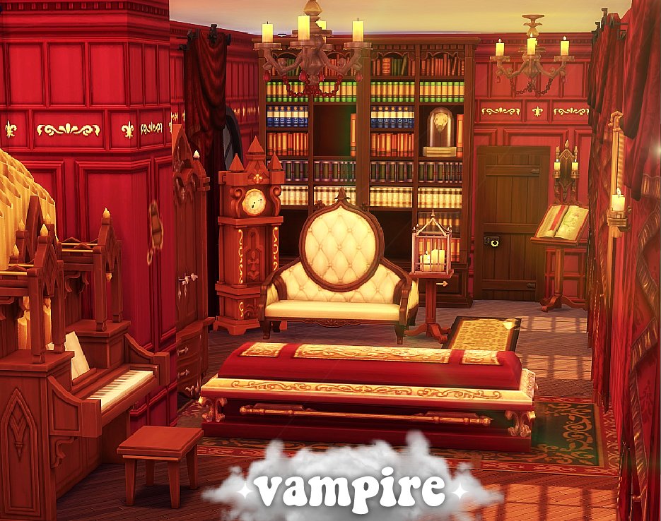 🌹werewolf &amp; vampire bedroom🌹
🌹gallery ID: sydneymacoretta
🌹video: youtu.be/OOMQUv6xV3w
<a href="/TheSims/">The Sims</a> #TheSims4 #Sims4 #Sims4Builds
