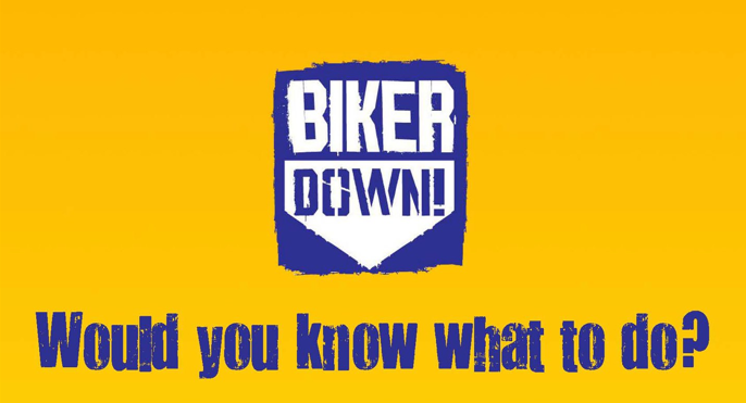 IAMRoadSmart's tweet photo. The first person at the scene of a motorbike collision is often another biker. Would you know what to do?
#BikerDown offers free sessions for advice, skills and techniques to help keep riders safe.
Find your local Biker Down - https://t.co/fOH7meMtNM https://t.co/hhR68TWbgV