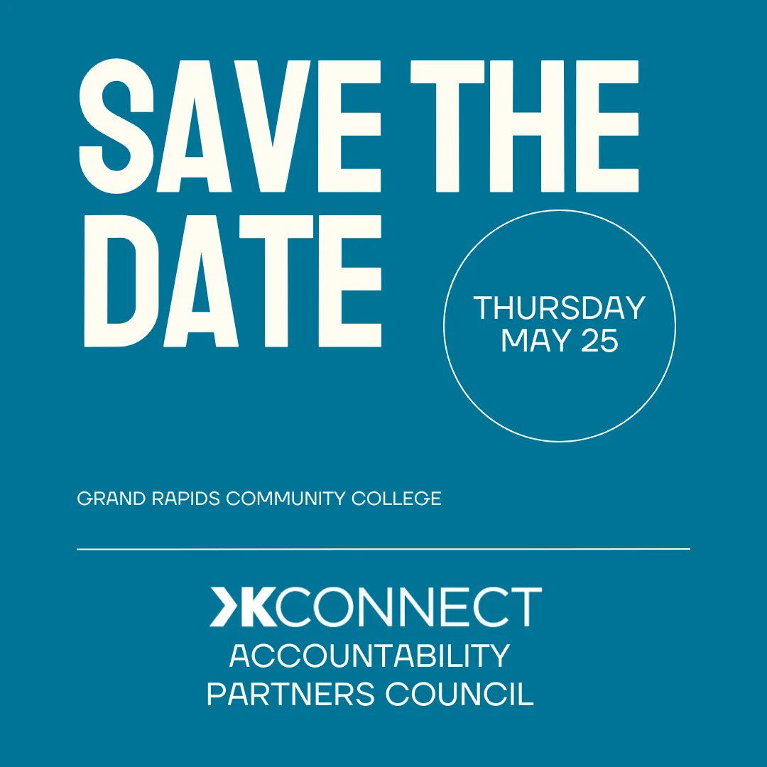 Save the date for the May Accountability Partners Council meeting!