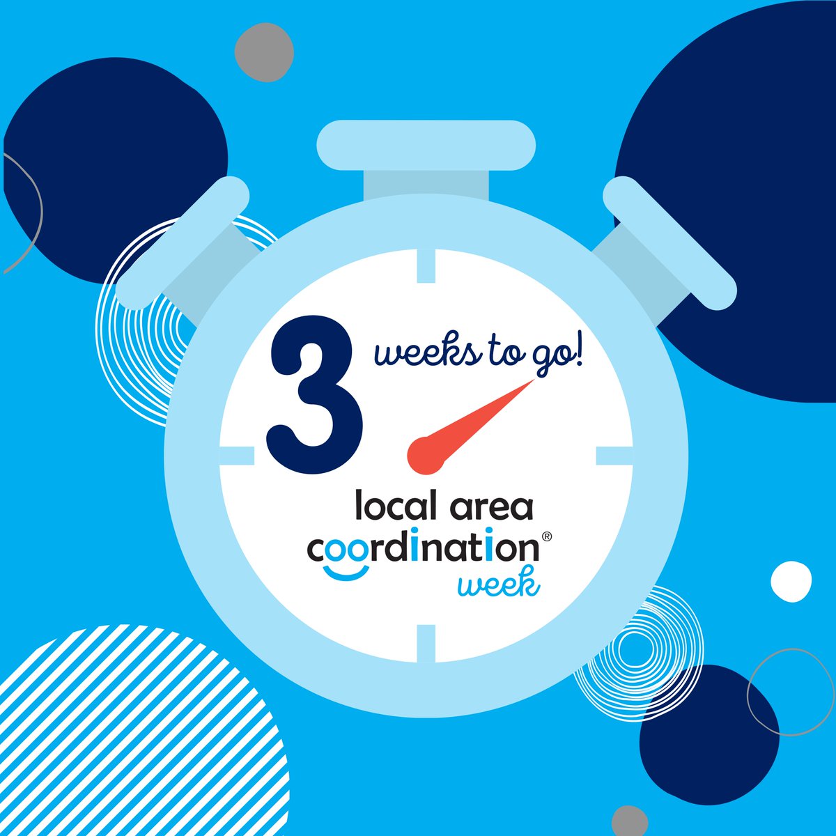 #LocalAreaCoordinationWeek is coming up in just THREE WEEKS’ TIME! We have planned a bunch of activities for @LACNetworkUK members, as well as lots of exciting content to share with you all through social media. The countdown is officially on!