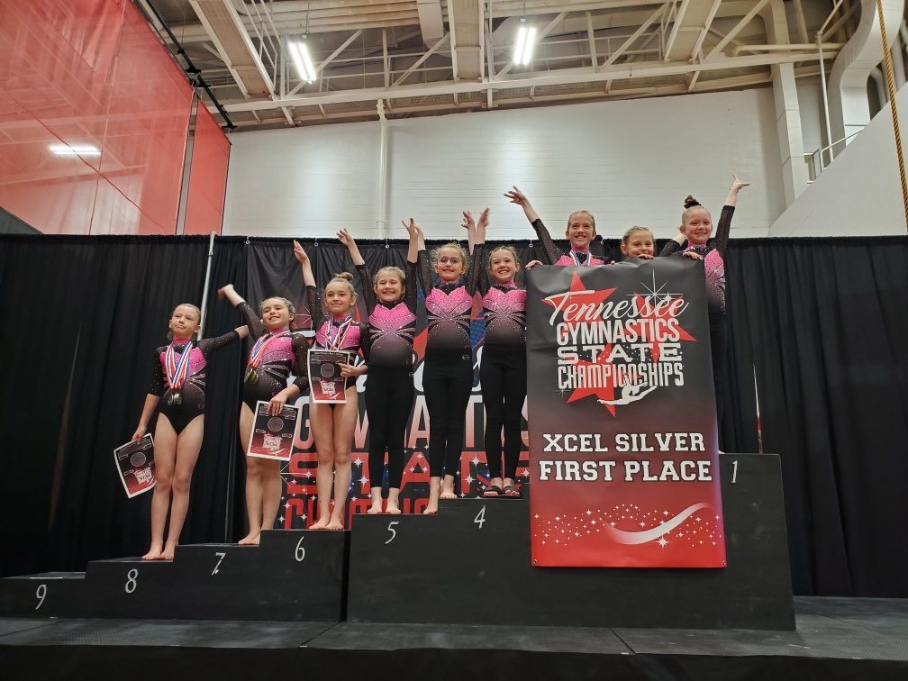 MeadowviewGym's tweet photo. Great job First place Xcel Silver State team champions! https://t.co/d8D9pUJ17z
