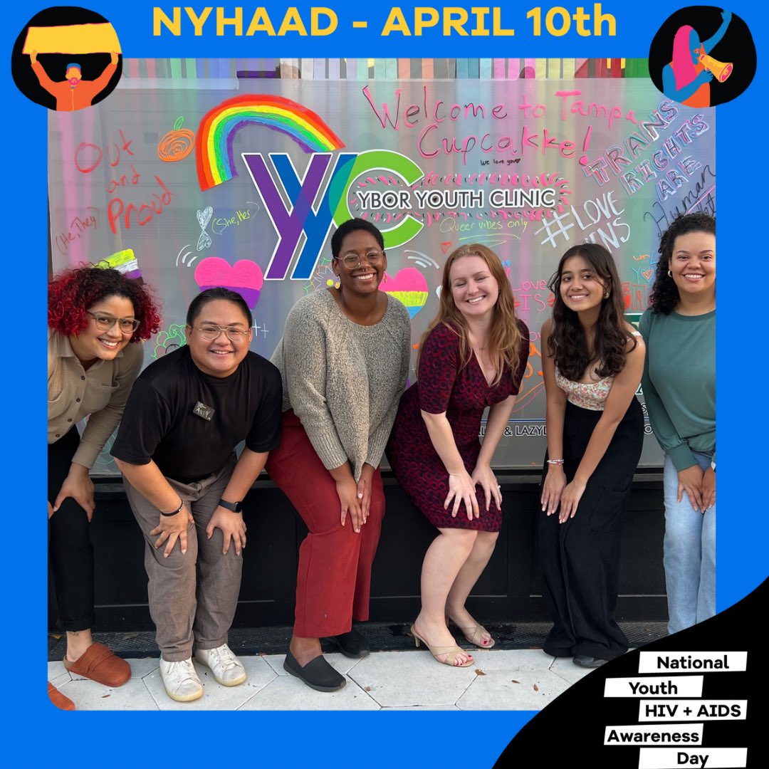 We’re just ONE WEEK AWAY from National Youth HIV + AIDS Awareness Day! Get to know your status and get scheduled for FREE HIV/STI testing with us at (813) 396-9021 so we can #stopHIVtogether!
