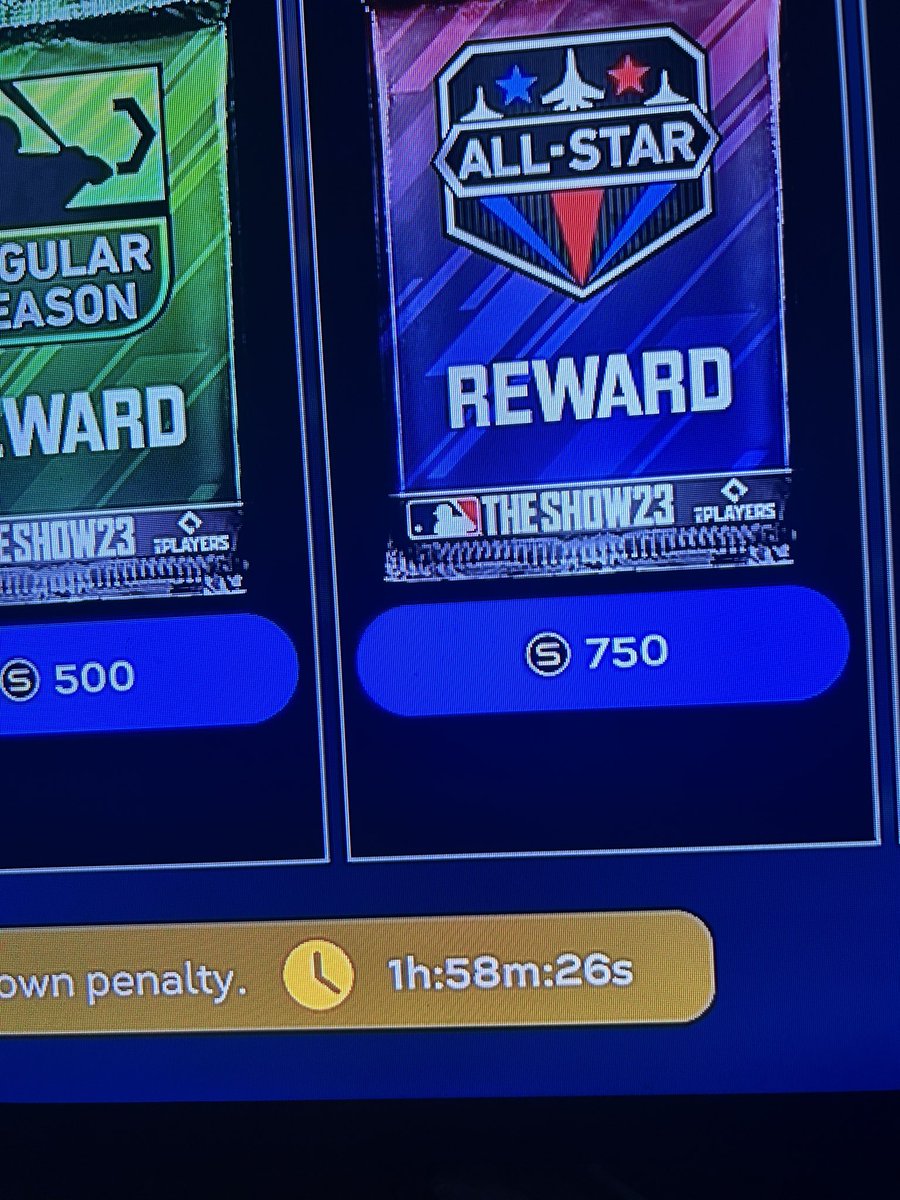 SausagePlzza's tweet photo. @SonySanDiego @MLBTheShow Love that i’m winning 4-0 and the game freezes and I get a loss and a 2 hour cool down https://t.co/8iZd27OpL8