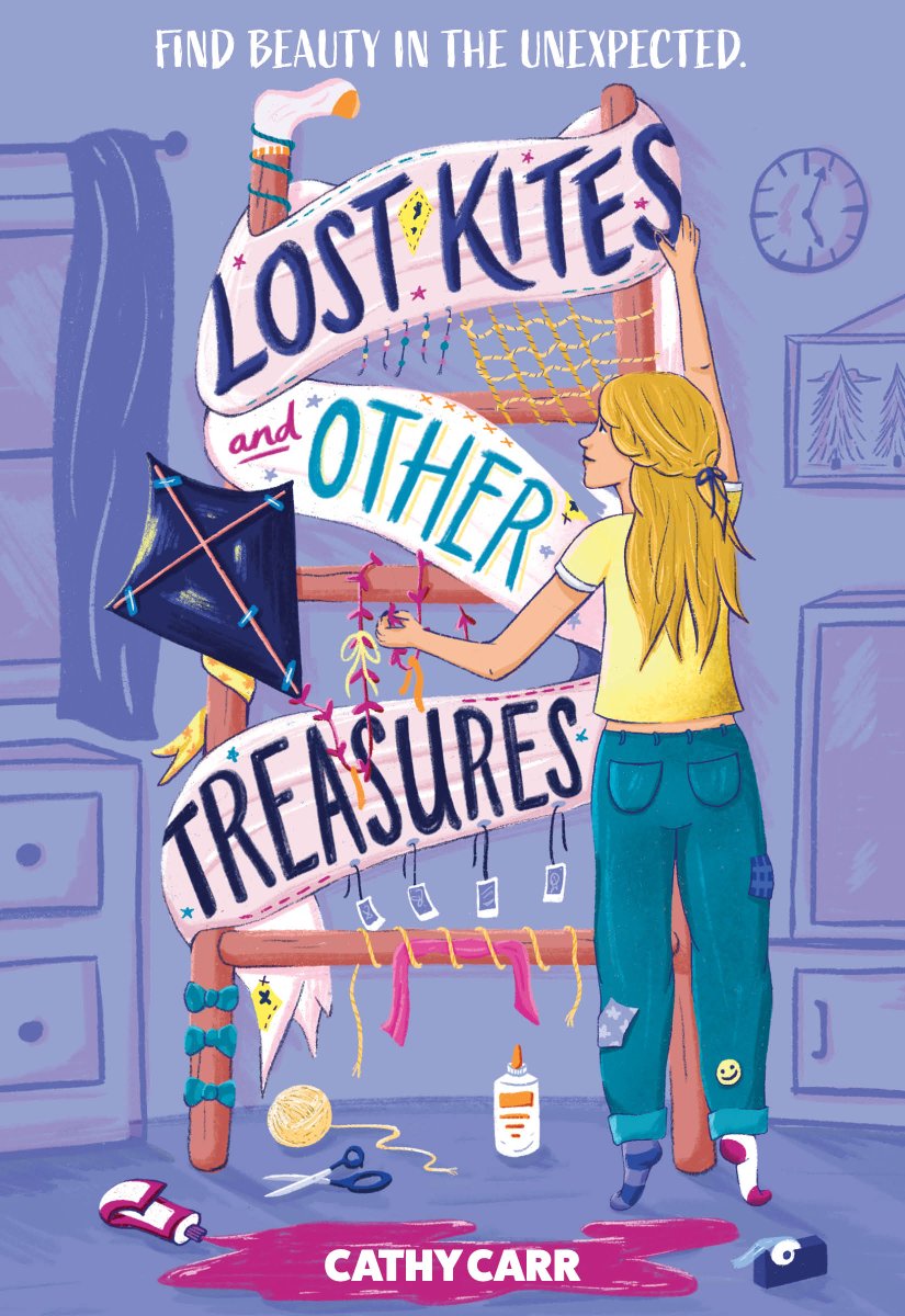 Here at last--the beautiful cover to LOST KITES AND OTHER TREASURES, which is coming out February 6, 2024. Available on Netgalley and Edelwiss very soon! @ABRAMSbooks @abramskids @ericafinkel @rachelprospect #the21ders #mglit