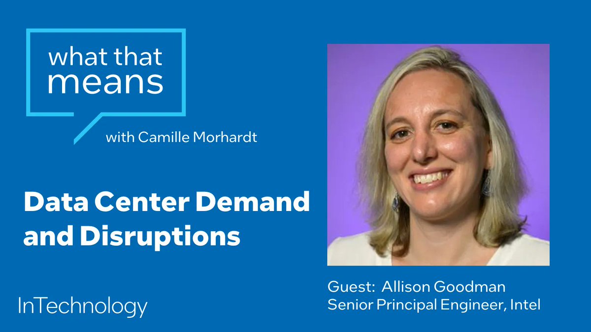 tommgarrison's tweet image. “You have to get way more innovative…in order to get rid of those delays,” says Allison Goodman, Senior Principal Engineer at Intel, about #datastorage. Learn more about #datacenterdemand in #WhatThatMeans with Allison Goodman and Camille @morhardt.

buff.ly/3K4u21A