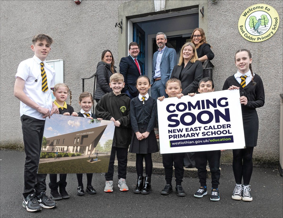 Construction work to deliver the new £18.3 million @eastcalder_ps is set to start.
Contractor @morrisonbuilds will be onsite next to the current school from today (Monday 3 April), to start the process of building the replacement school.
news.westlothian.gov.uk/article/77766/…