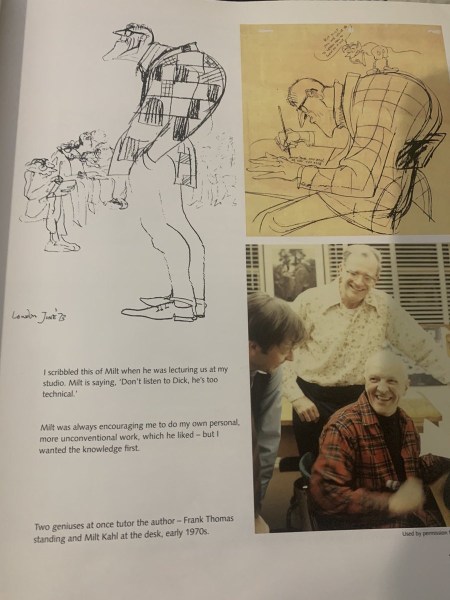 I seriously can't recommend this book enough I'm learning so much

It's not just a guide on animation it's a history on animation and it's a biography on the life on Richard Williams and the people he worked with such as Milt Kahl,

It's extremely funny and extremely interesting! https://t.co/lpbZN2QpRh 