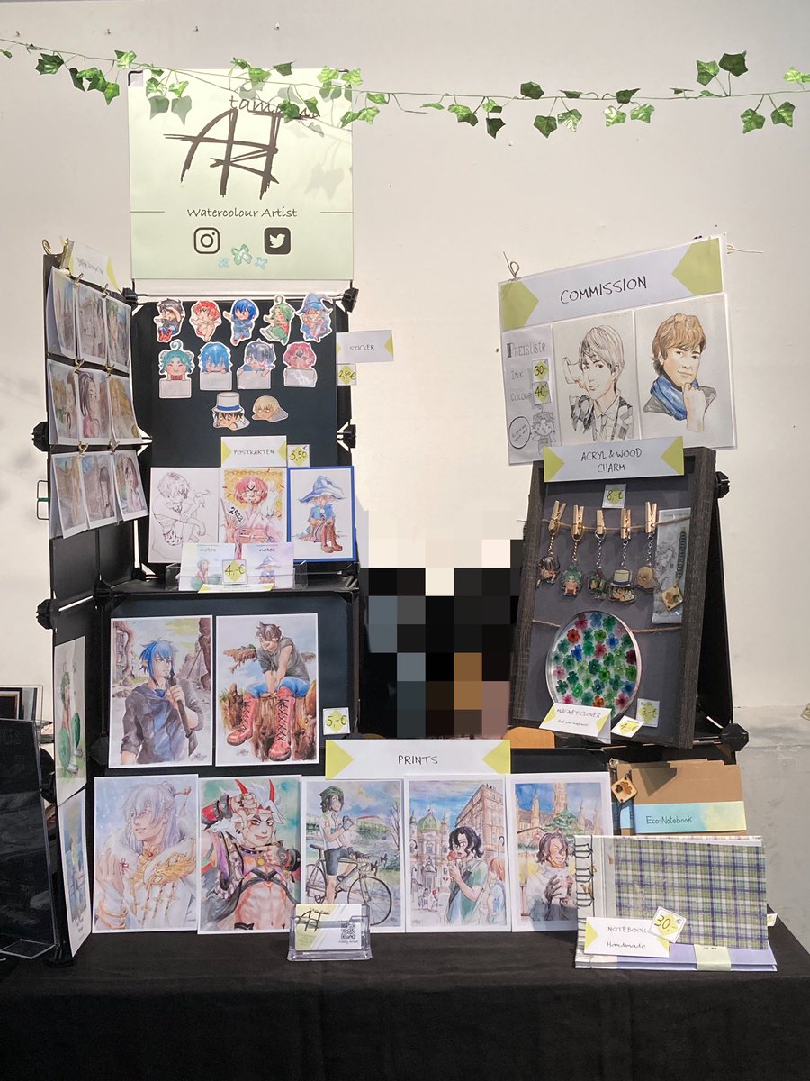 tamamiArT's tweet photo. 01.-02.April2023 
Kunsttankstelle Ottakring
Grundsteingasse 45-47, 1160 Vienna

Last weekend I had a booth at MagischerMarkt and there were lots of other talented artists there! 

#booth #artist #event #vienna #handmade #notebook #memopad #fanart https://t.co/xXGql3NBcT