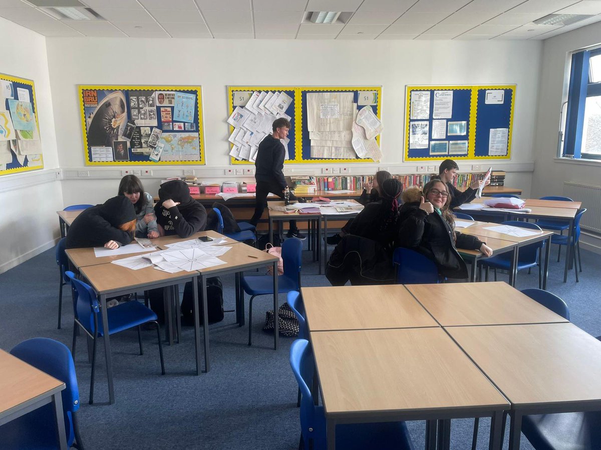 Easter School revision for N5 and Higher English in full swing! 🤩 #dreambig #workhard
 <a href="/KirkintillochHS/">KHS</a>