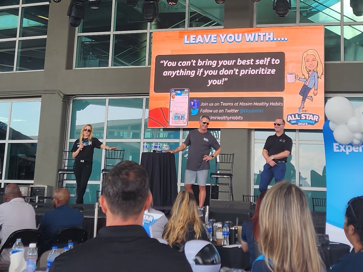 Great advice at the AT&amp;T AllStar OneFLA Conference  <a href="/HissimHH/">Hissim Healthy Habits</a>