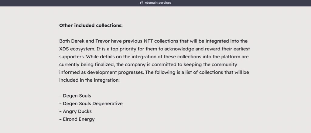 travel_w_derek's tweet photo. I’ve had a fudder call me a scammer for @AngryDucks__ and @DegenSouls. Yes I am not focusing on them so much. They will still all be a part of the @XDomainServices. All prior investors helped to also make #XDS happen. Always know I always have the best for my holders! 💯 https://t.co/xKQEYlIkJm