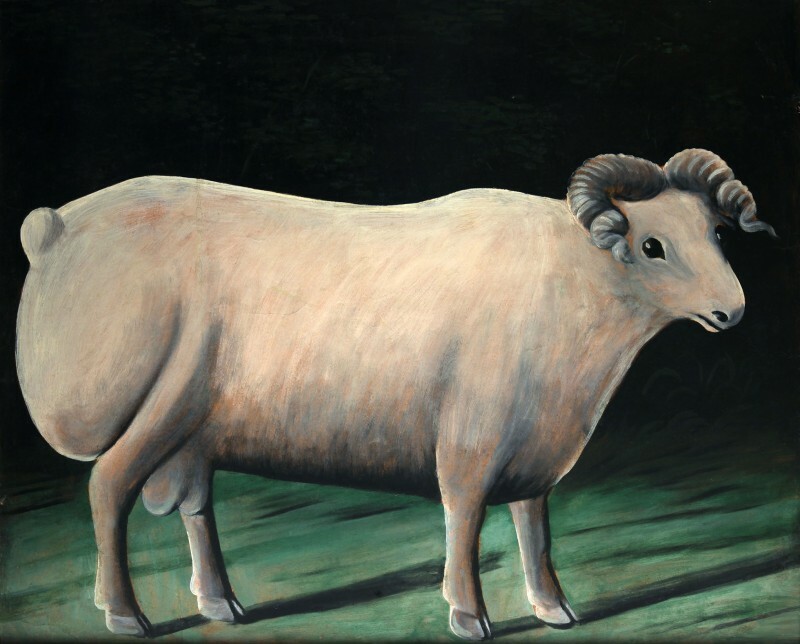 Ram #naveart #nikopirosmani wikiart.org/en/niko-pirosm…