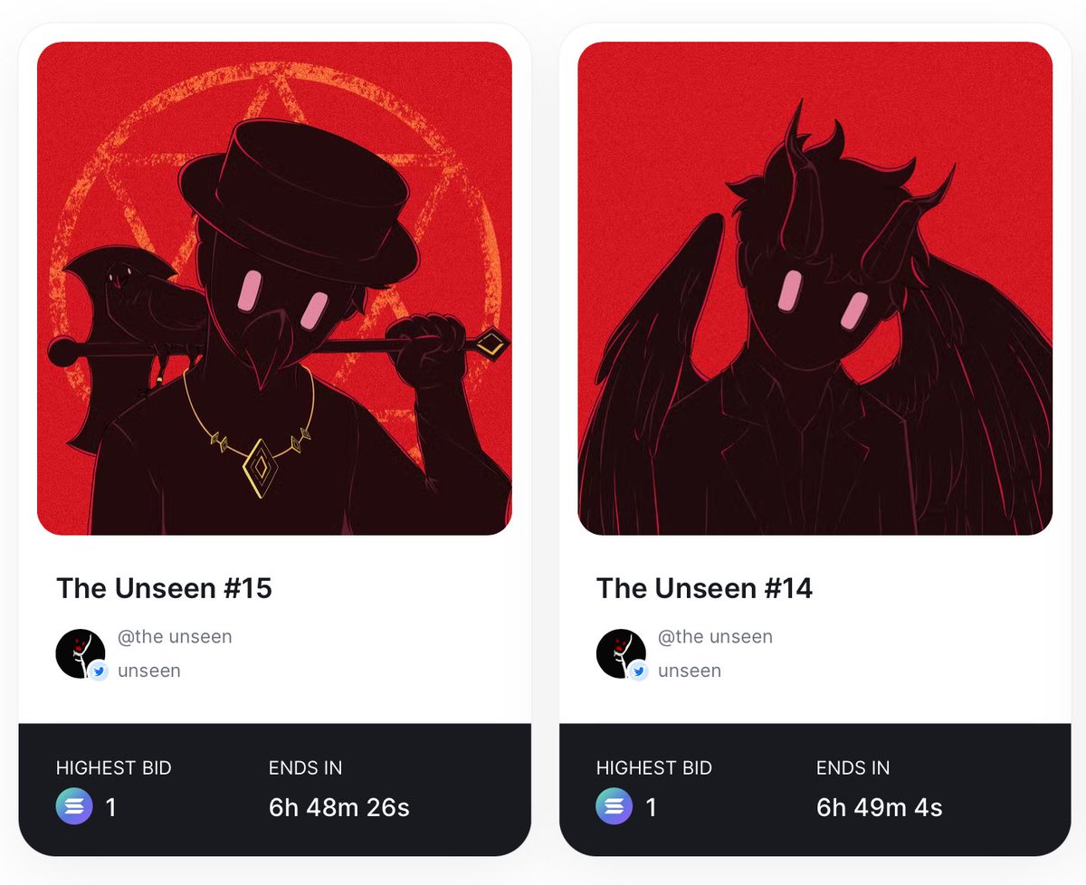 6 hours before end on <a href="/exchgART/">Exchange Art</a> 

#14 Jack The Soul Seeker keep <a href="/Mikelo17/">Mikel ⚡️</a> soul in for 1 sol
#15 Dr Crow The Demon Slayer with <a href="/jihyocrypto/">JihYo✩</a> searching demon to kill for 1 sol

thanks for <a href="/KumataroSol/">KUMA •ﻌ•</a> <a href="/exhibitrum/">pikameow</a> @TheHvppyCamper for pawn your soul, now your soul is free again