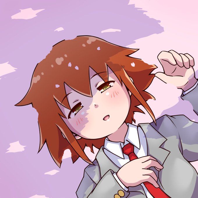 桜の絨毯の上でウトウトするやすなちゃんを描きました🌸 