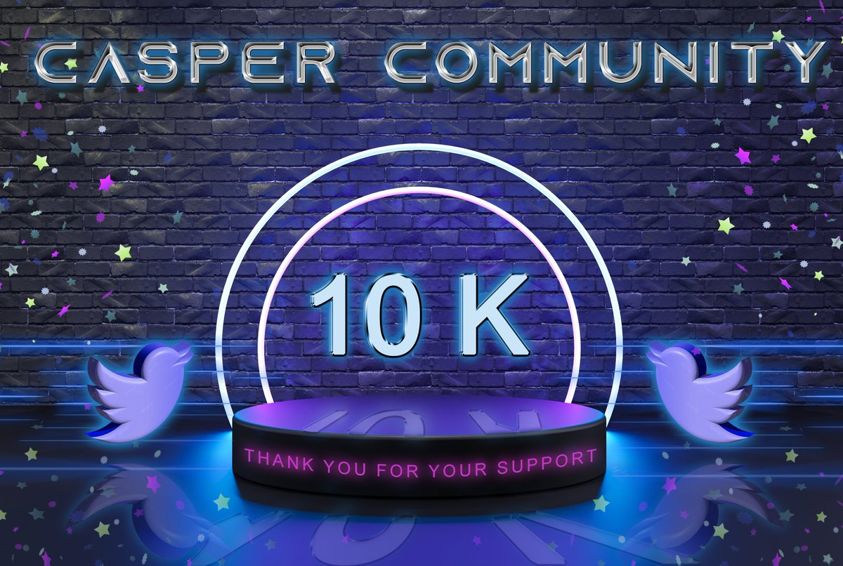 Sfund_community's tweet photo. ⚡️We are growing at an incredible rate!

🔥We are proud to be Casper's community hub with 10K followers!

We will have a surprise by DM to 3 people who support the tweet .🥳

Thanks now to everyone who congratulated us, follow us!👍

#CSPR #10K 
#community #BTC  #ETH https://t.co/eN7VGyACGb